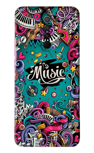 Music Graffiti Xiaomi Redmi 9 Prime Back Skin Wrap