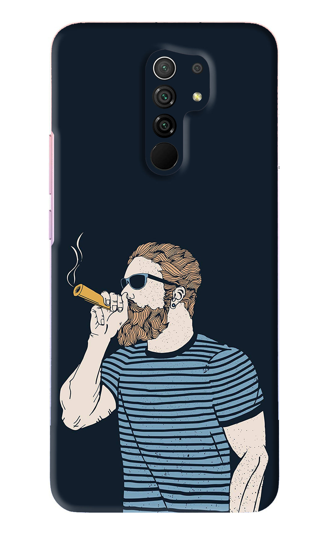 Smoking Xiaomi Redmi 9 Prime Back Skin Wrap