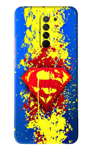 Superman logo Xiaomi Redmi 9 Prime Back Skin Wrap