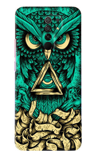 Green Owl Xiaomi Redmi 9 Prime Back Skin Wrap