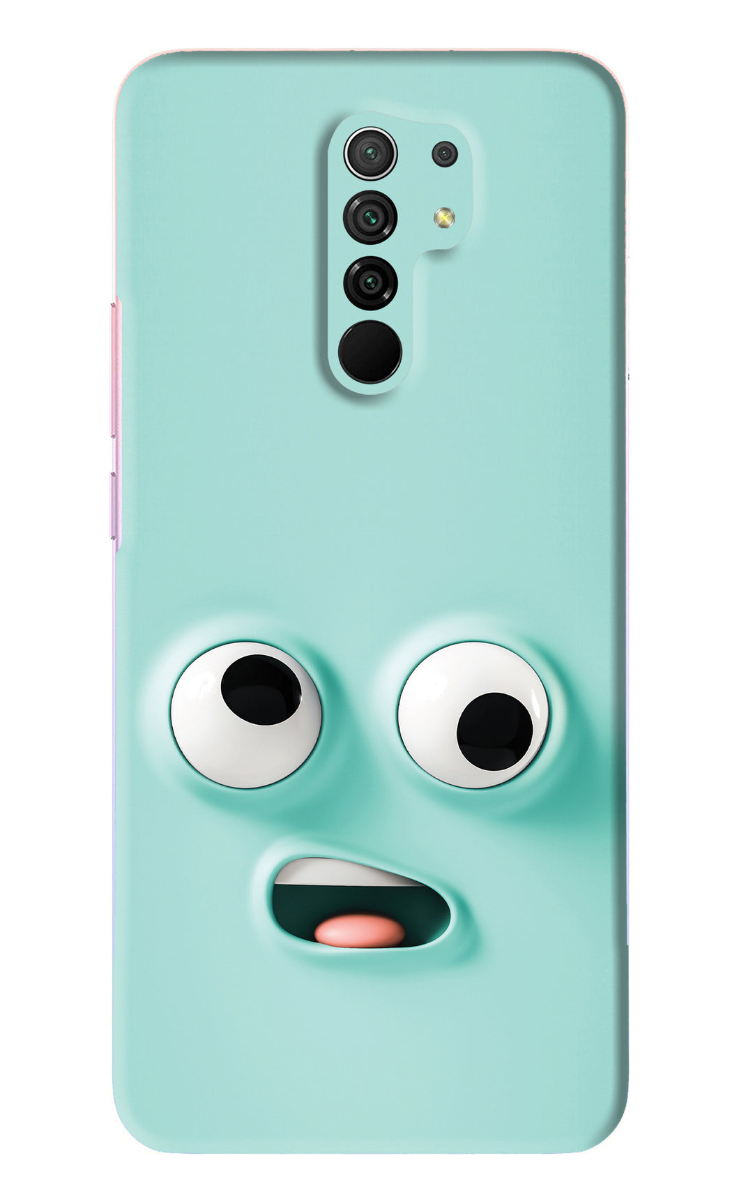 Silly Face Cartoon Xiaomi Redmi 9 Prime Back Skin Wrap