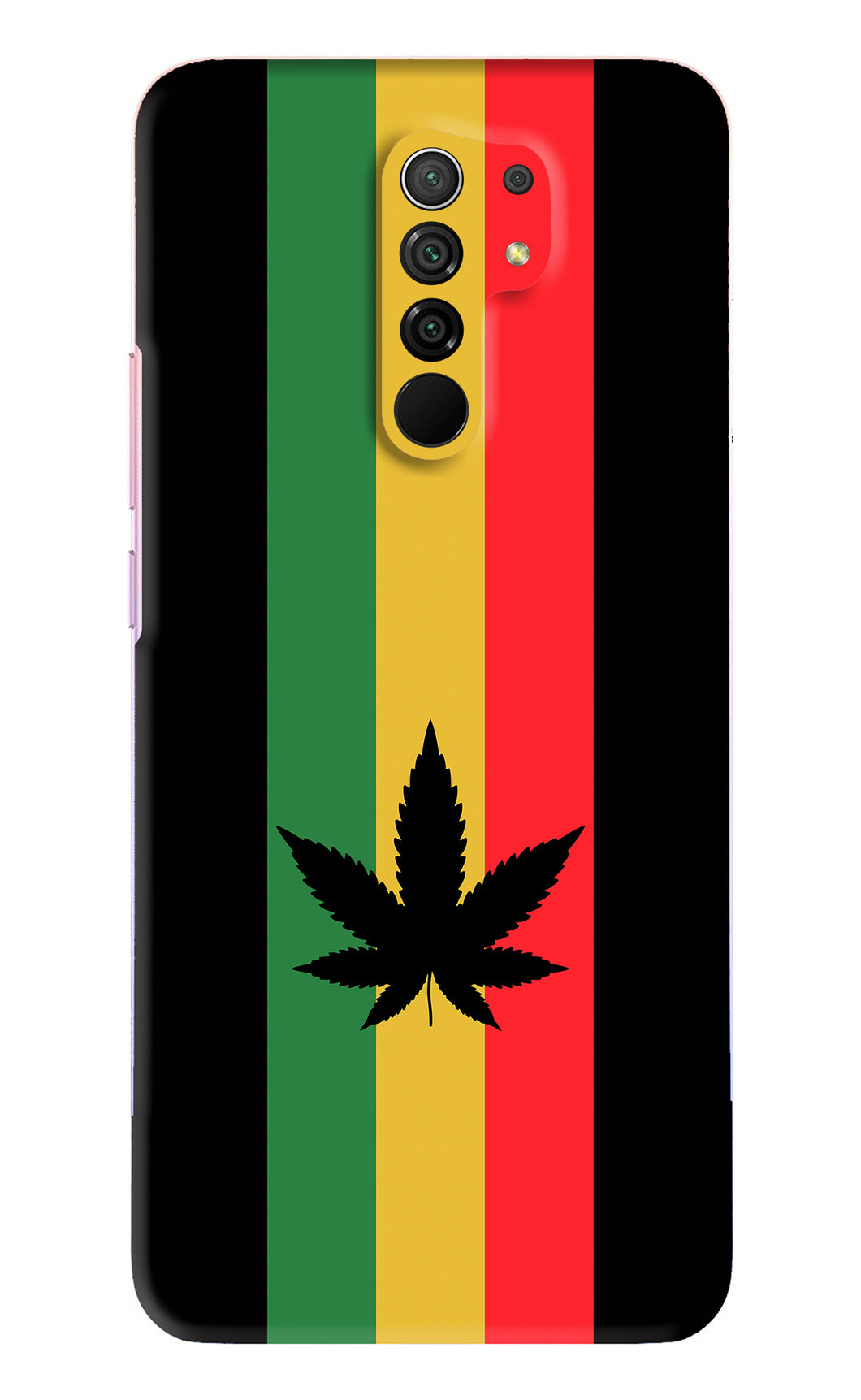 Weed Flag Xiaomi Redmi 9 Prime Back Skin Wrap