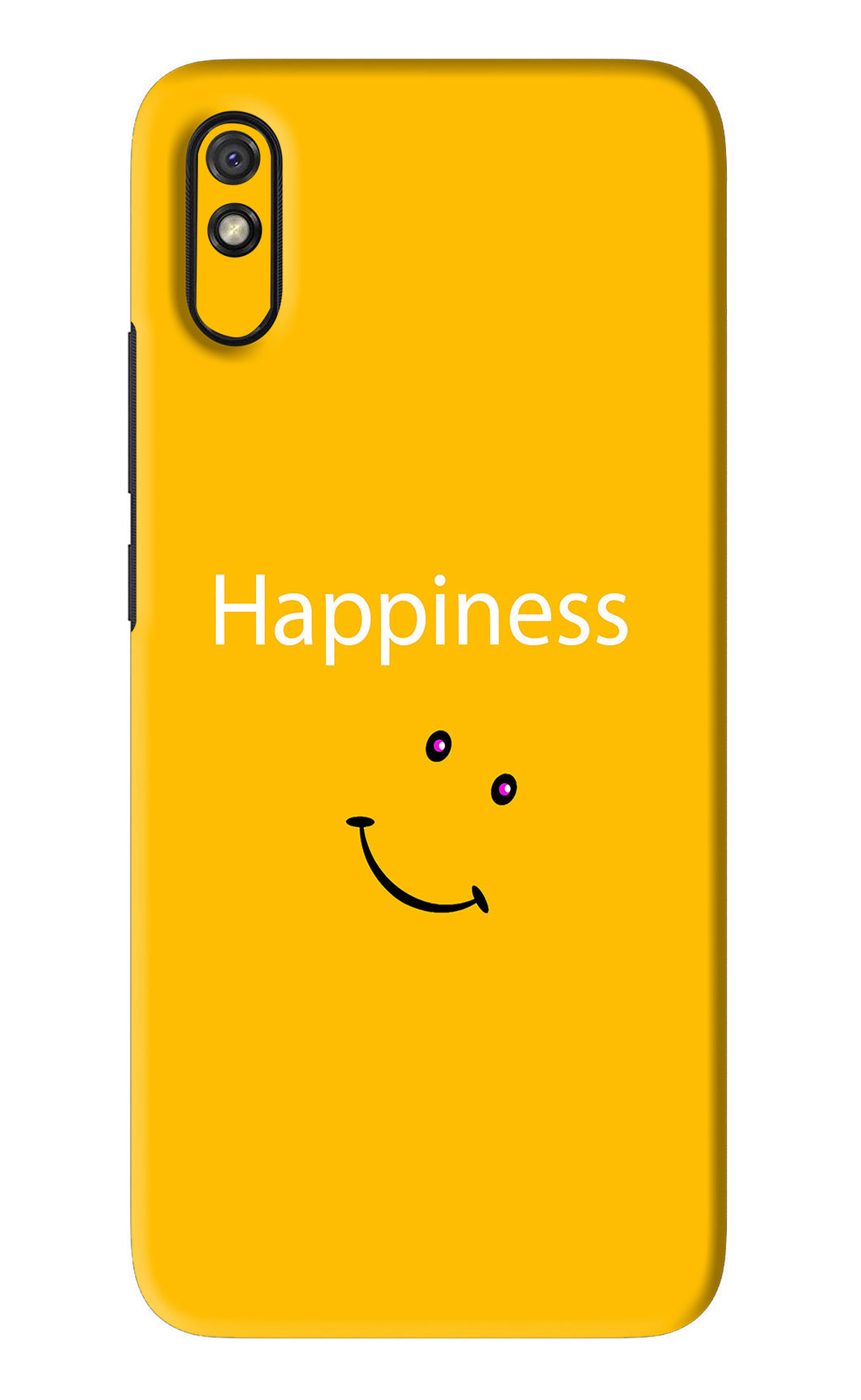 Happiness With Smiley Xiaomi Redmi 9A - No Sides Back Skin Wrap