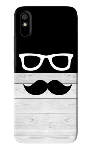 Mustache Xiaomi Redmi 9A - No Sides Back Skin Wrap