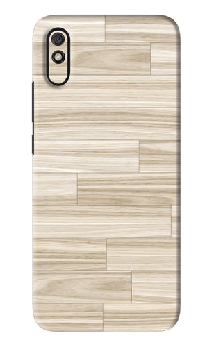 Wooden Art Texture Xiaomi Redmi 9A - No Sides Back Skin Wrap