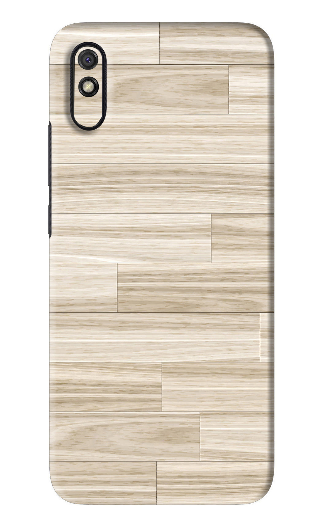 Wooden Art Texture Xiaomi Redmi 9A - No Sides Back Skin Wrap