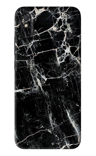 Black Marble Texture 1 Xiaomi Redmi 9A - No Sides Back Skin Wrap