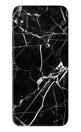 Black Marble Texture 2 Xiaomi Redmi 9A - No Sides Back Skin Wrap