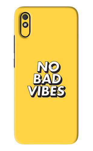 No Bad Vibes Xiaomi Redmi 9A - No Sides Back Skin Wrap