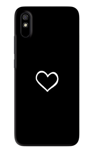 Heart Xiaomi Redmi 9A - No Sides Back Skin Wrap