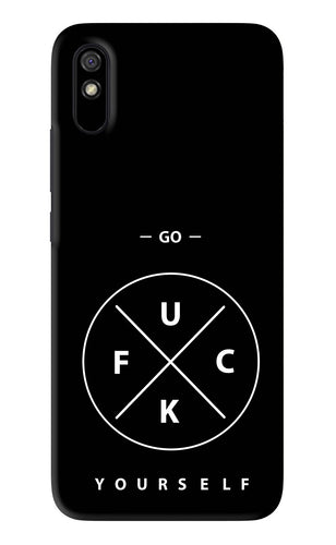 Go Fuck Yourself Xiaomi Redmi 9A - No Sides Back Skin Wrap