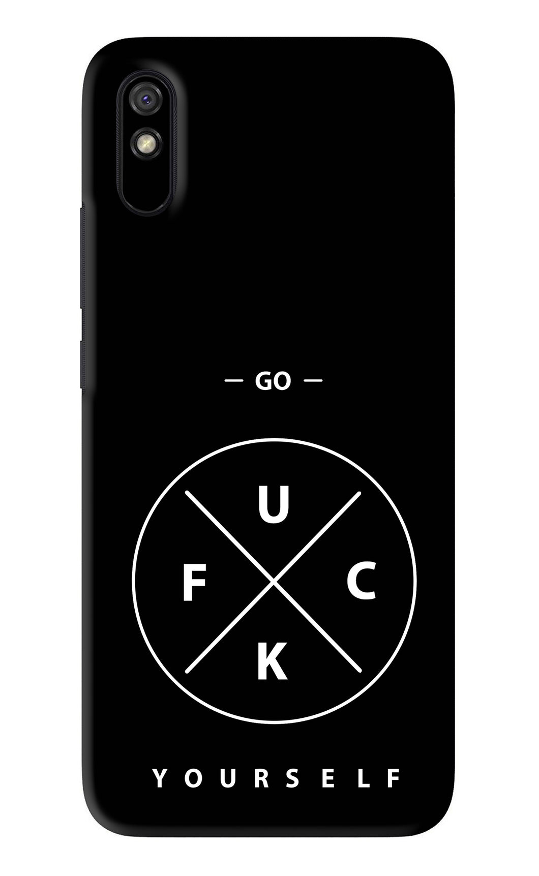 Go Fuck Yourself Xiaomi Redmi 9A - No Sides Back Skin Wrap