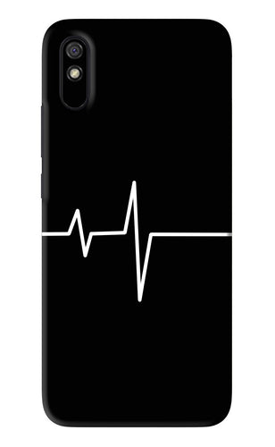 Heart Beats Xiaomi Redmi 9A - No Sides Back Skin Wrap