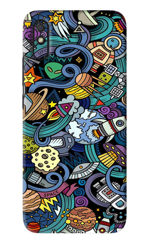 Space Abstract Xiaomi Redmi 9A - No Sides Back Skin Wrap