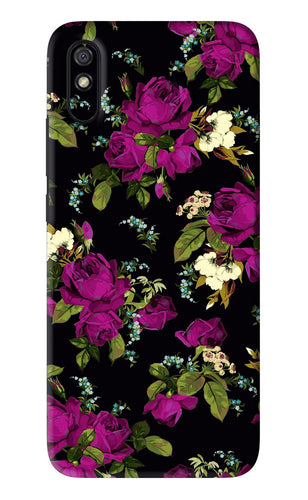 Flowers 3 Xiaomi Redmi 9A - No Sides Back Skin Wrap