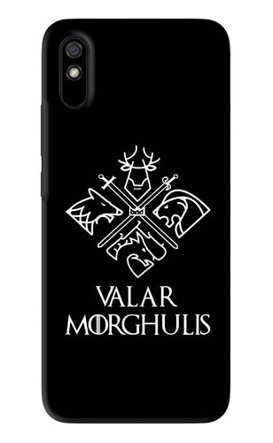 Valar Morghulis | Game Of Thrones Xiaomi Redmi 9A - No Sides Back Skin Wrap