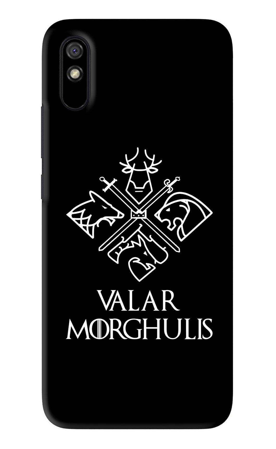 Valar Morghulis | Game Of Thrones Xiaomi Redmi 9A - No Sides Back Skin Wrap