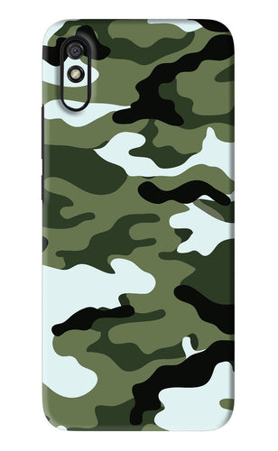 Camouflage 1 Xiaomi Redmi 9A - No Sides Back Skin Wrap