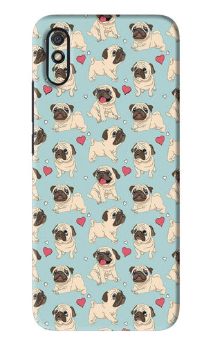 Pug Dog Xiaomi Redmi 9A - No Sides Back Skin Wrap