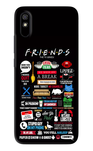 FRIENDS Xiaomi Redmi 9A - No Sides Back Skin Wrap