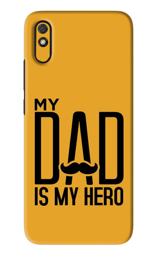 My Dad Is My Hero Xiaomi Redmi 9A - No Sides Back Skin Wrap