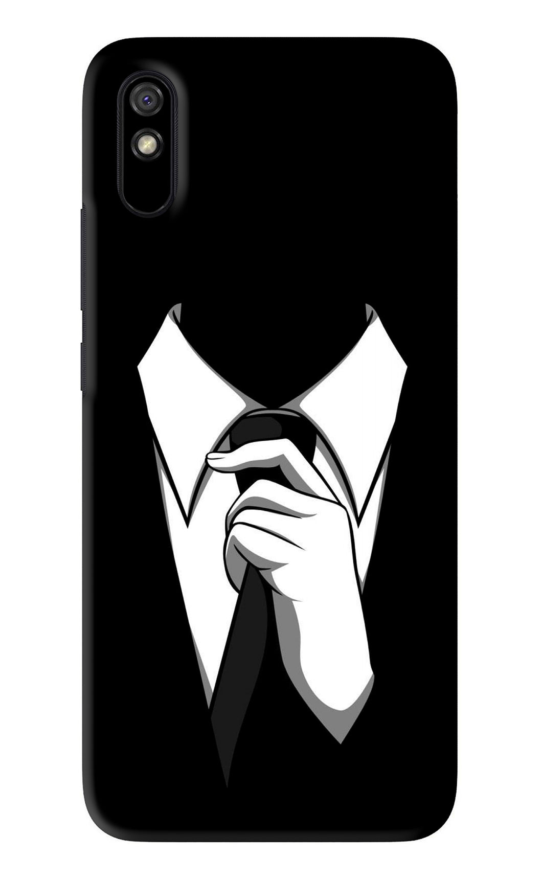 Black Tie Xiaomi Redmi 9A - No Sides Back Skin Wrap