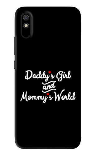 Daddy's Girl and Mommy's World Xiaomi Redmi 9A - No Sides Back Skin Wrap
