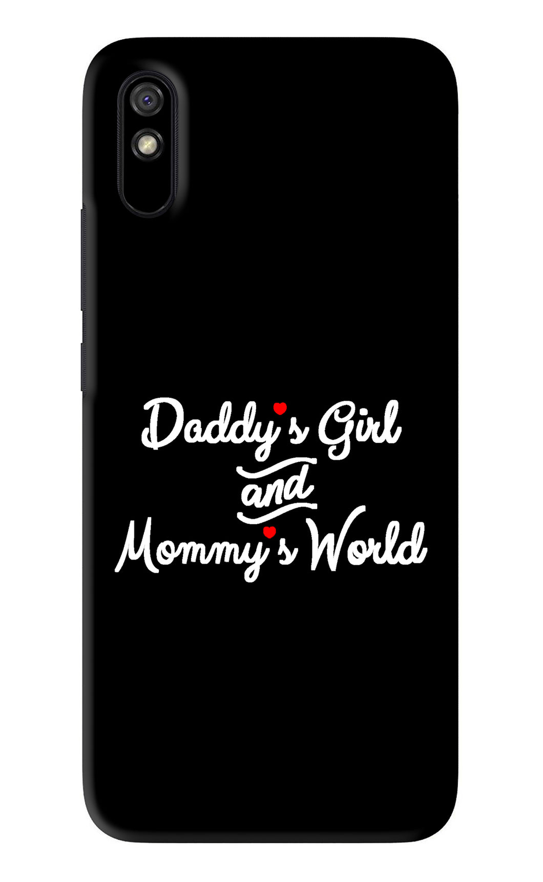 Daddy's Girl and Mommy's World Xiaomi Redmi 9A - No Sides Back Skin Wrap
