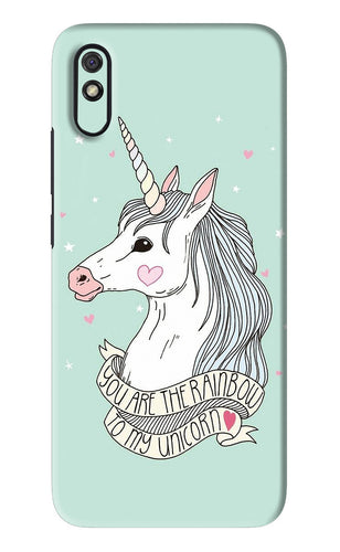 Unicorn Wallpaper Xiaomi Redmi 9A - No Sides Back Skin Wrap