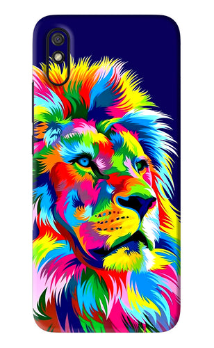Vector Art Lion Xiaomi Redmi 9A - No Sides Back Skin Wrap