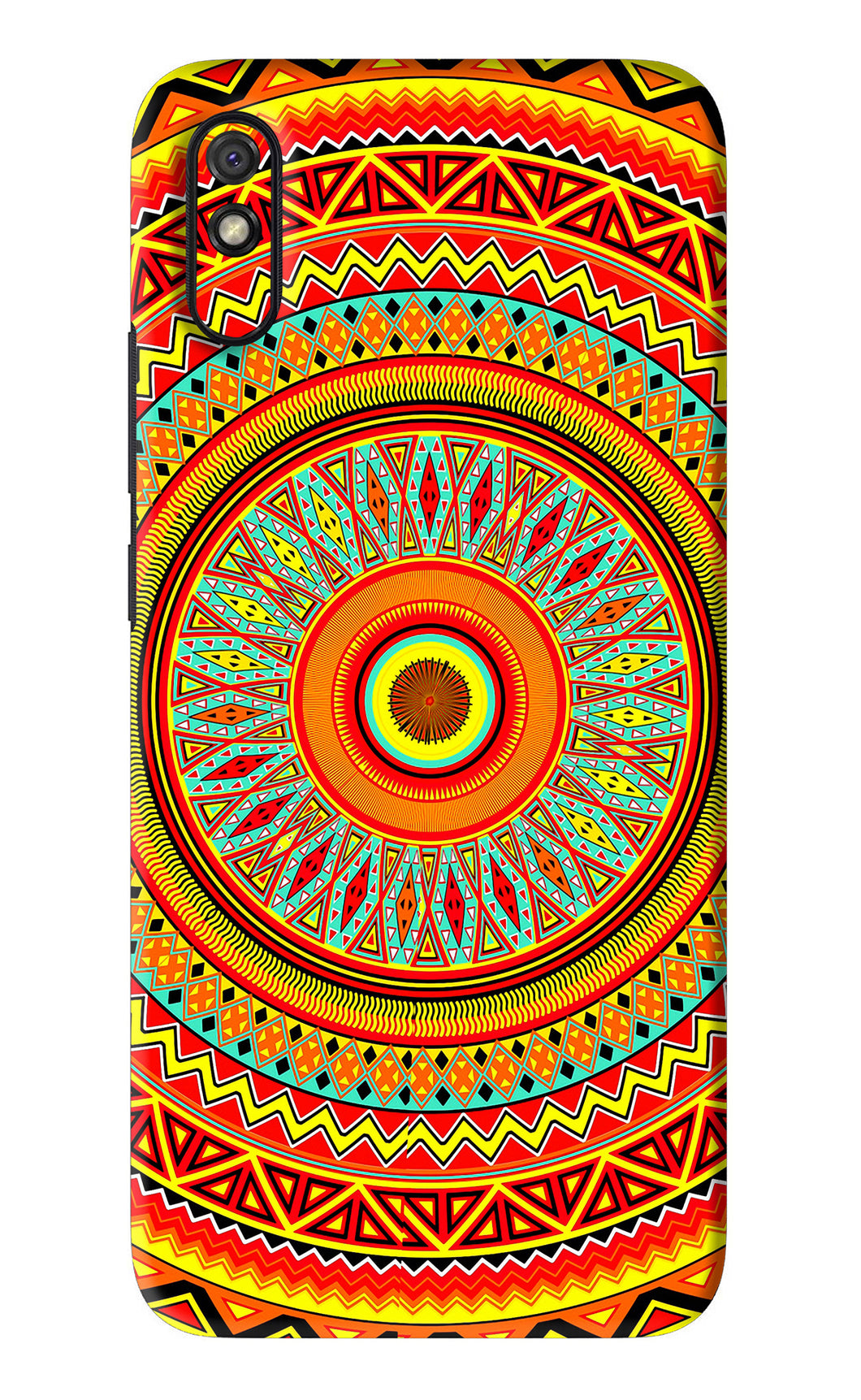 Mandala Pattern Xiaomi Redmi 9A - No Sides Back Skin Wrap