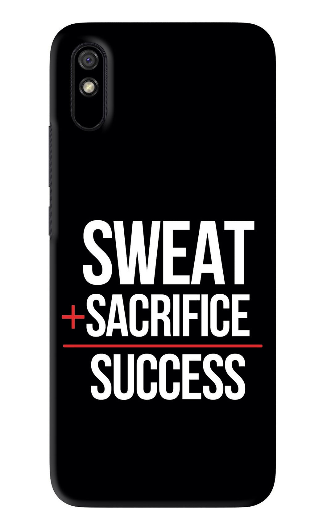 Sweat Sacrifice Success Xiaomi Redmi 9A - No Sides Back Skin Wrap