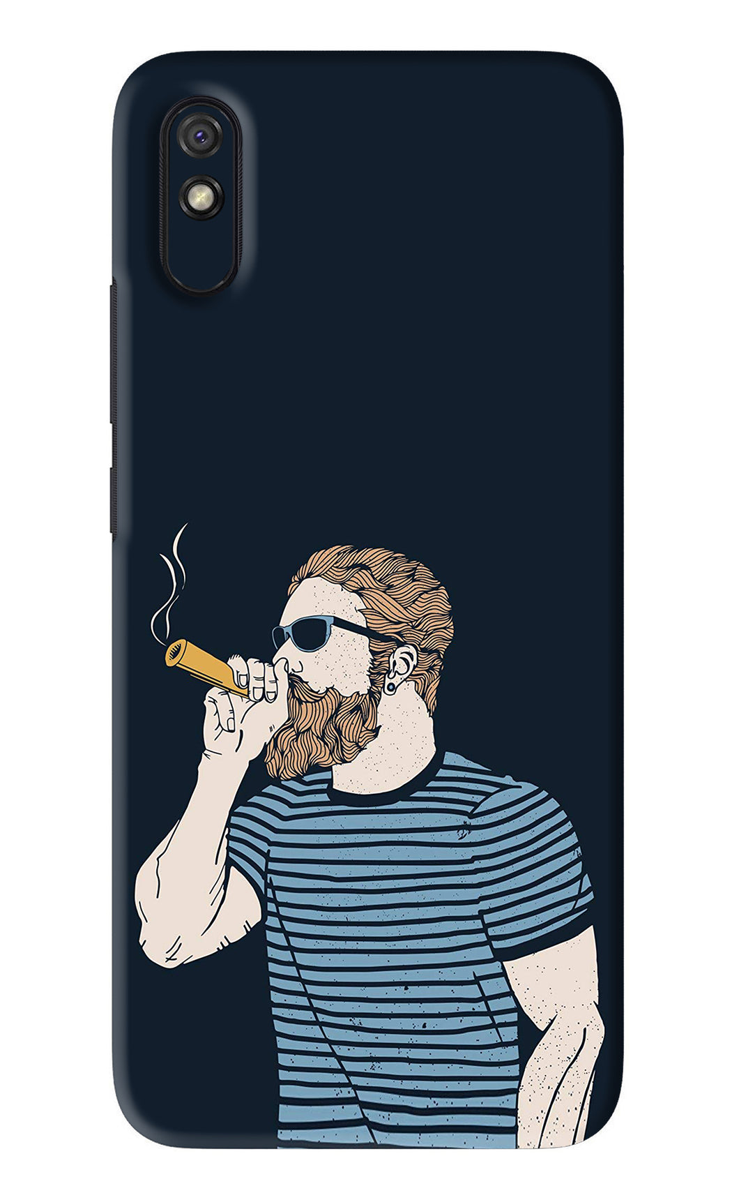 Smoking Xiaomi Redmi 9A - No Sides Back Skin Wrap