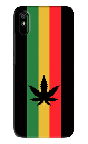 Weed Flag Xiaomi Redmi 9A - No Sides Back Skin Wrap