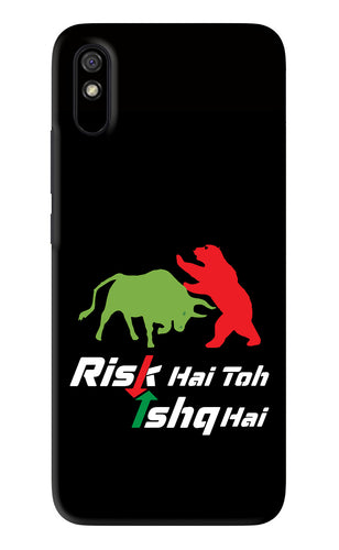 Risk Hai Toh Ishq Hai Xiaomi Redmi 9A - No Sides Back Skin Wrap