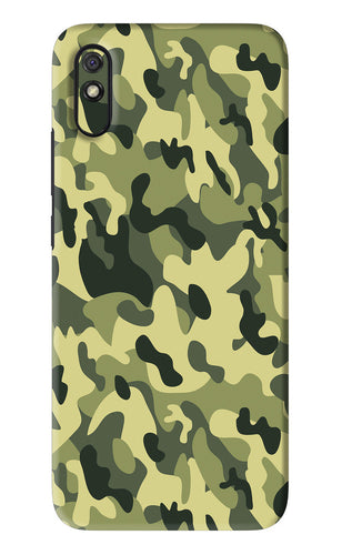 Camouflage Xiaomi Redmi 9A - No Sides Back Skin Wrap