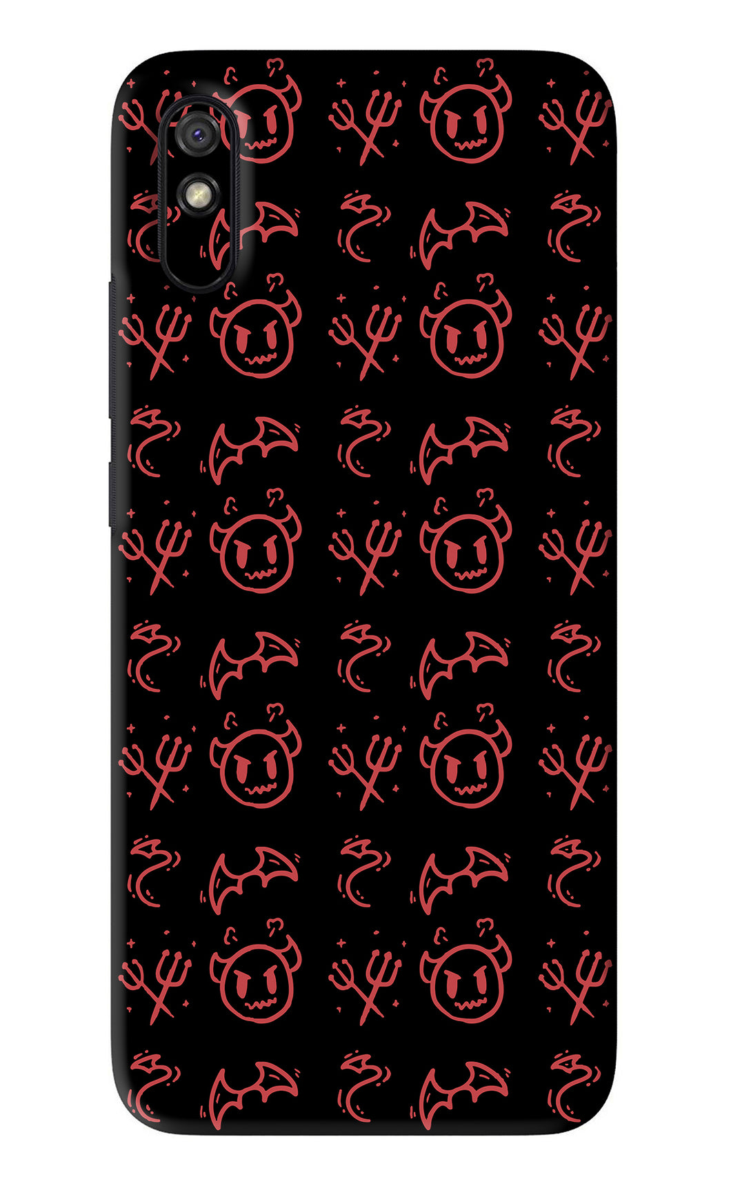 Devil Xiaomi Redmi 9A - No Sides Back Skin Wrap
