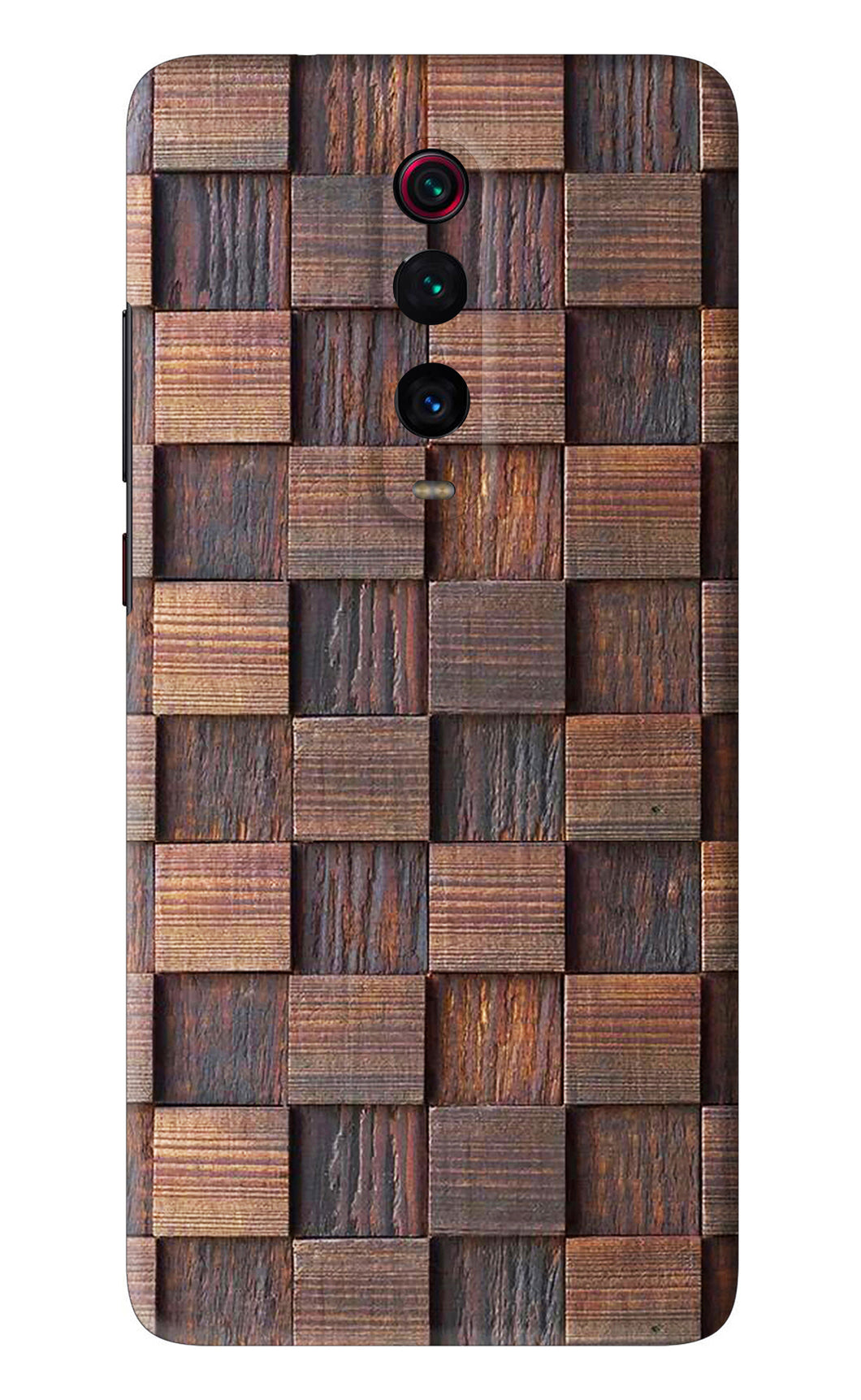 Wooden Cube Design Xiaomi Redmi K20 Back Skin Wrap