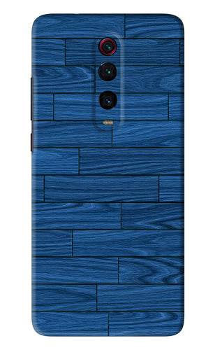 Blue Wooden Texture Xiaomi Redmi K20 Back Skin Wrap