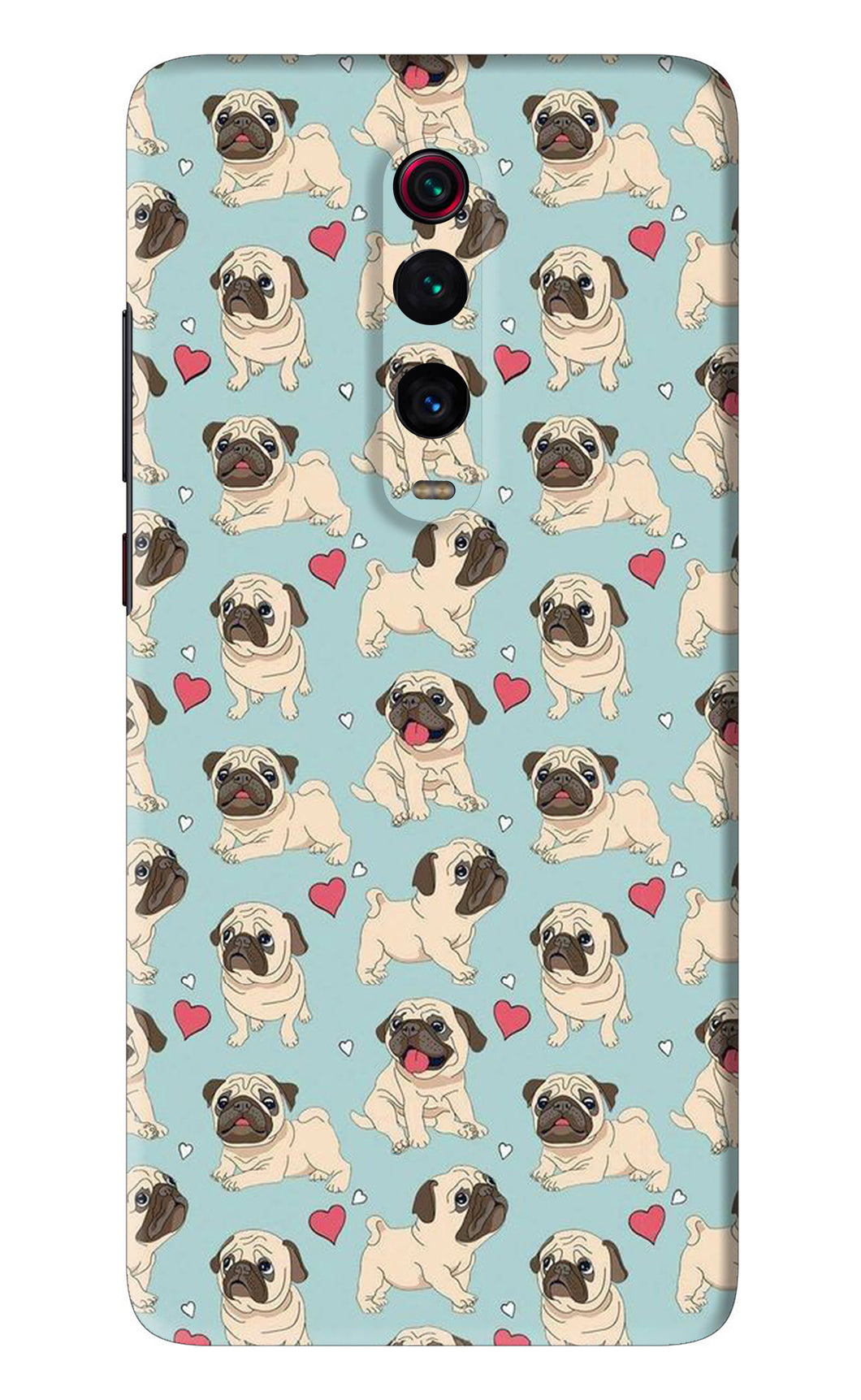 Pug Dog Xiaomi Redmi K20 Back Skin Wrap