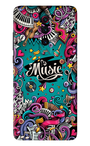 Music Graffiti Xiaomi Redmi K20 Back Skin Wrap