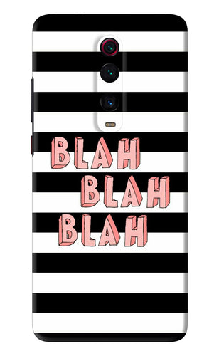 Blah Blah Blah Xiaomi Redmi K20 Back Skin Wrap