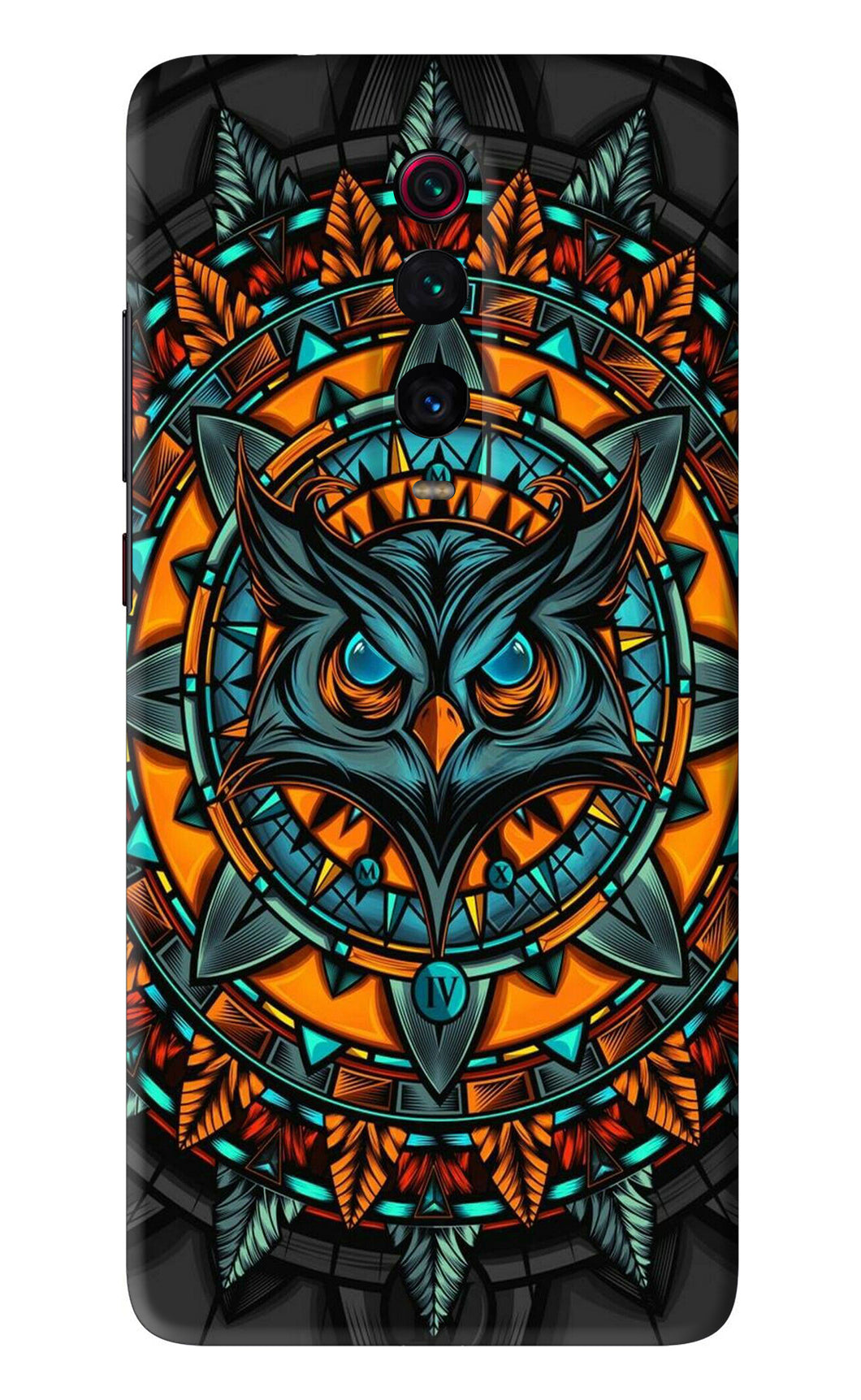Angry Owl Art Xiaomi Redmi K20 Back Skin Wrap