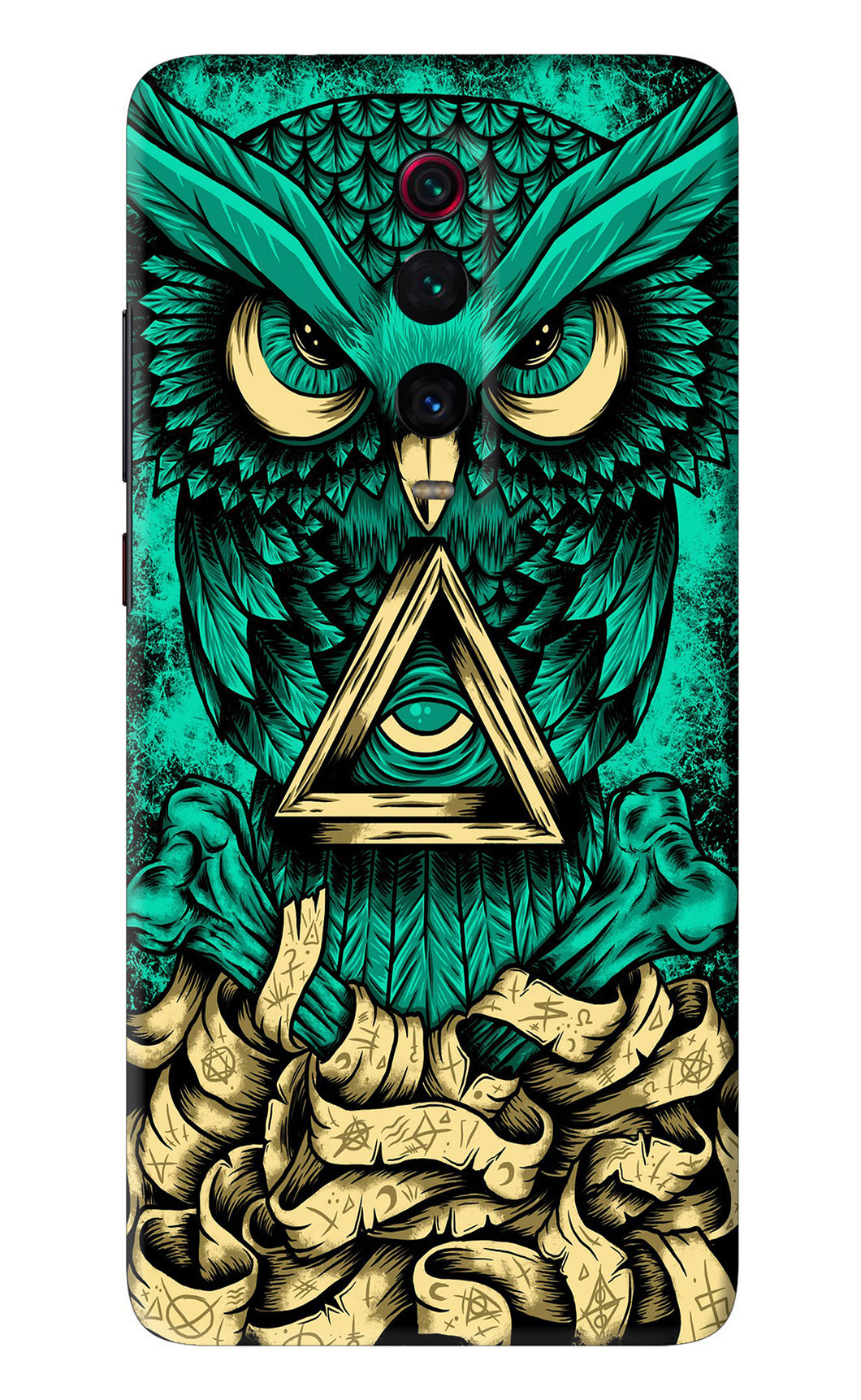 Green Owl Xiaomi Redmi K20 Back Skin Wrap