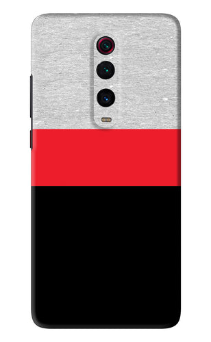 Tri Color Pattern Xiaomi Redmi K20 Back Skin Wrap