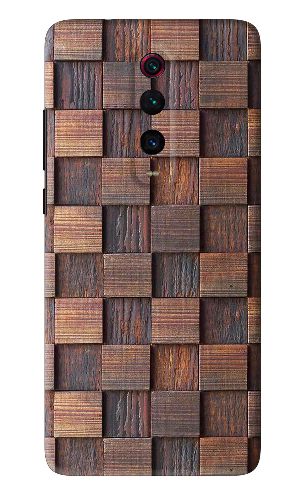 Wooden Cube Design Xiaomi Redmi K20 Pro Back Skin Wrap