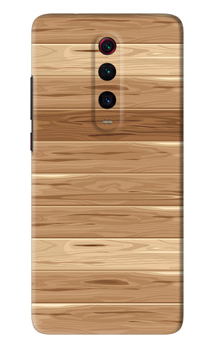 Wooden Vector Xiaomi Redmi K20 Pro Back Skin Wrap