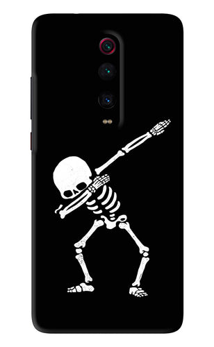 Dabbing Skeleton Art Xiaomi Redmi K20 Pro Back Skin Wrap
