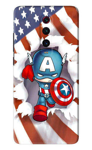 Captain America Xiaomi Redmi K20 Pro Back Skin Wrap