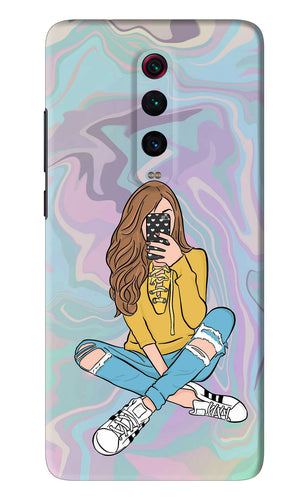 Selfie Girl Xiaomi Redmi K20 Pro Back Skin Wrap